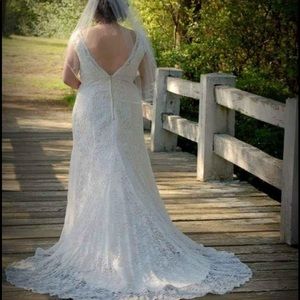 David’s Bridal wedding dress